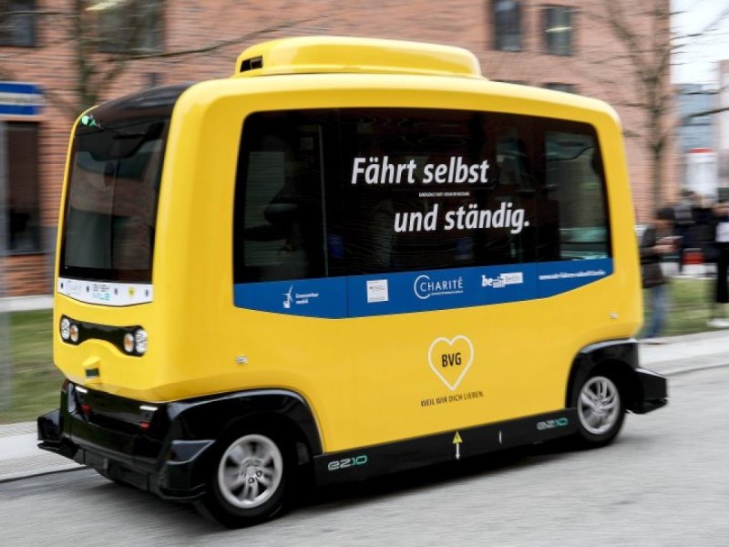 Autonomer Kleinbus in Berlin