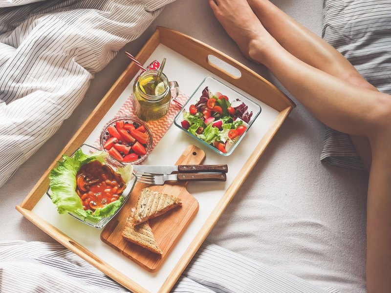 Frühstück im Bett