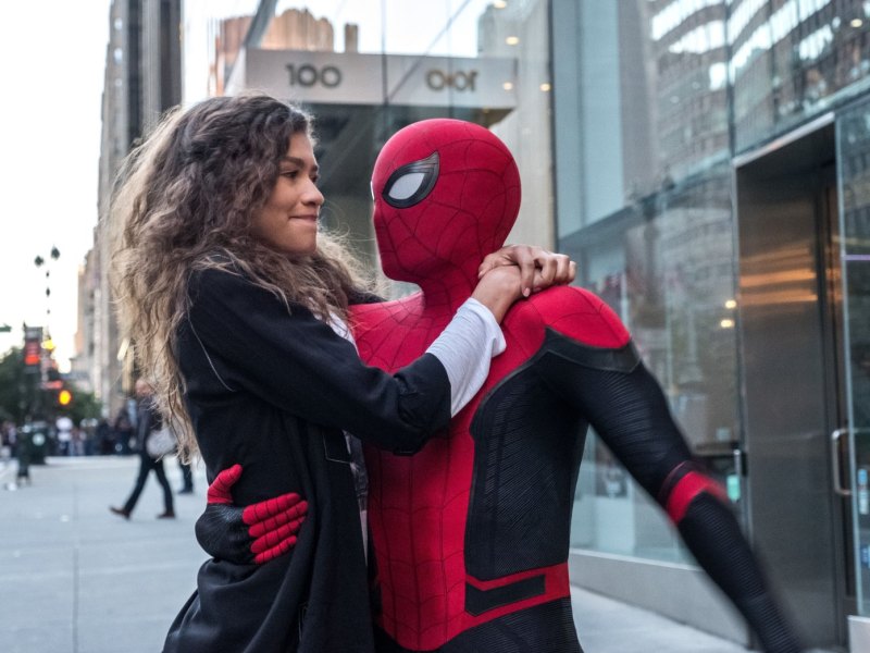 zendaya tom holland spider-man