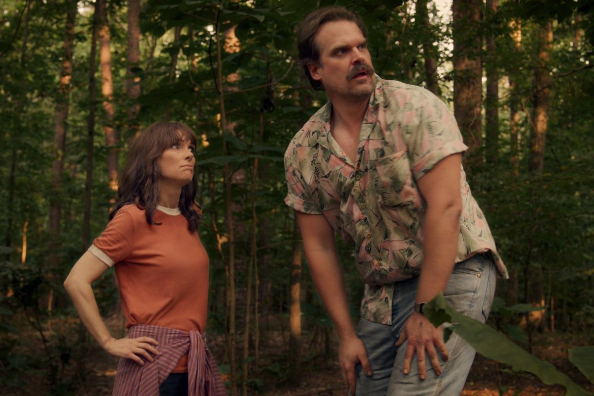 Joyce Byers und Sheriff Jim Hopper Stranger Things