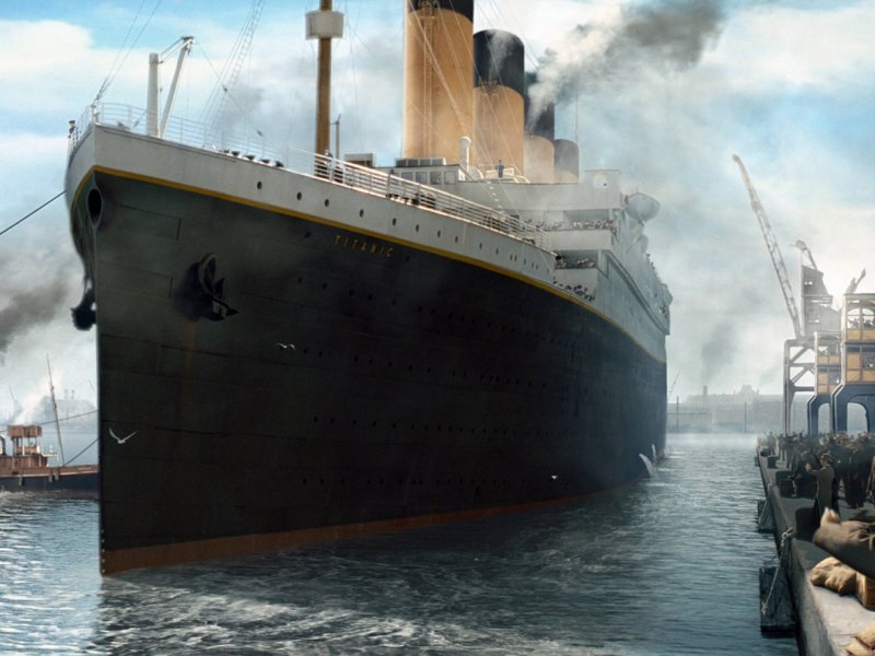 Szene aus dem Kinofilm "Titanic"