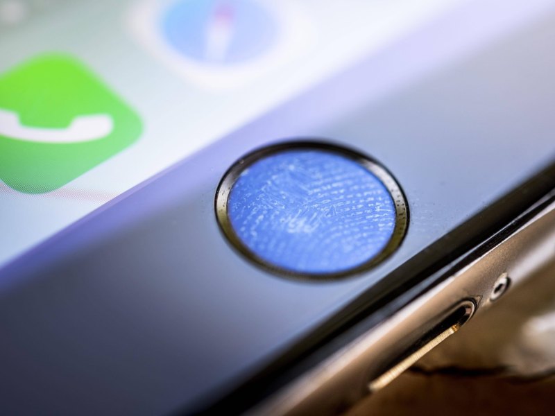 Touch ID auf einem iPhone