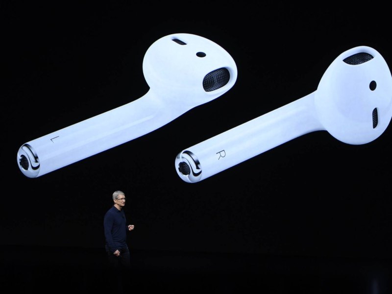 AirPods auf Keynote