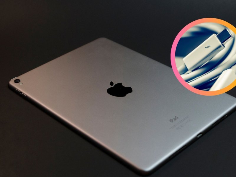 Apple iPad mit einem Thunderbolt-Anschluss