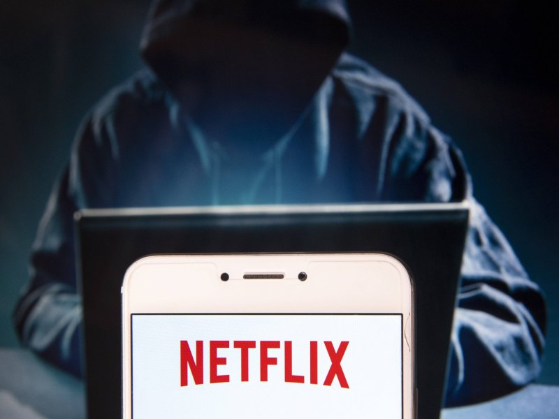 Hacker hinter Netflix Logo