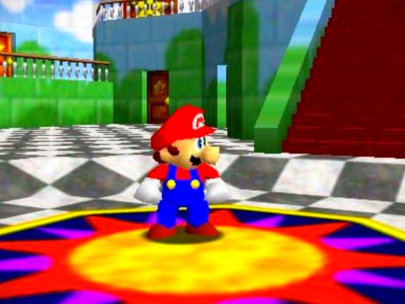 "Super Mario 64" (1996) Screenshot