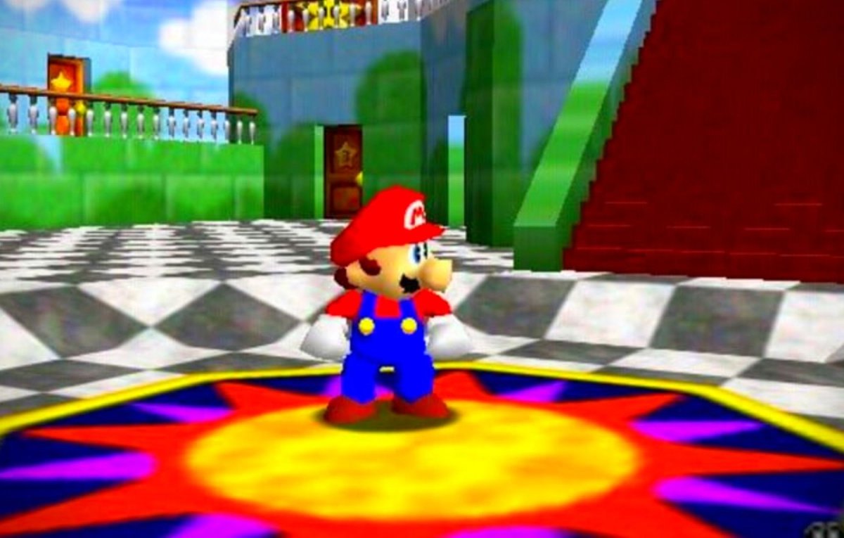 "Super Mario 64" (1996) Screenshot