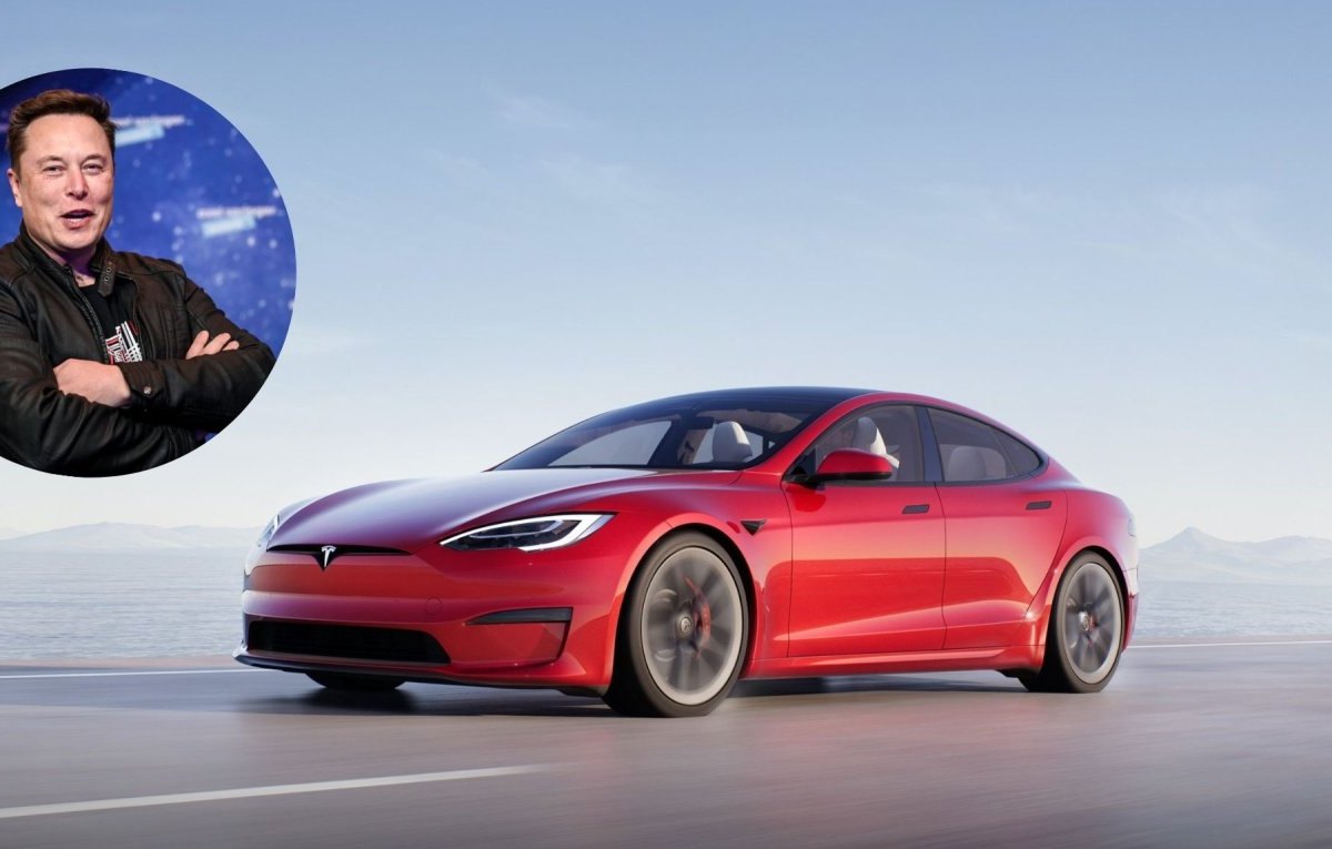 Elon Musk und das Tesla Model S Plaid