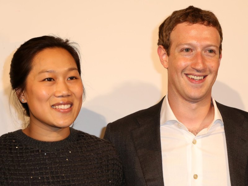 Priscilla Chan (links) und Mark Zuckerberg