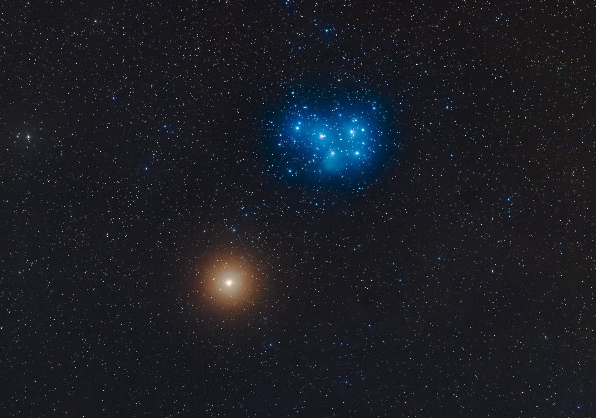 Плеяды Звёздное скопление в телескоп фото
