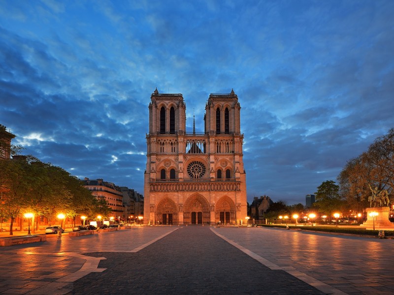 Die Pariser Kathedrale Notre-Dame.