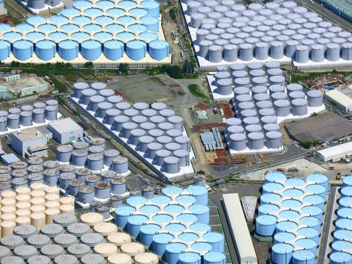 Container fÃ¼r KÃ¼hlwasser in Fukushima