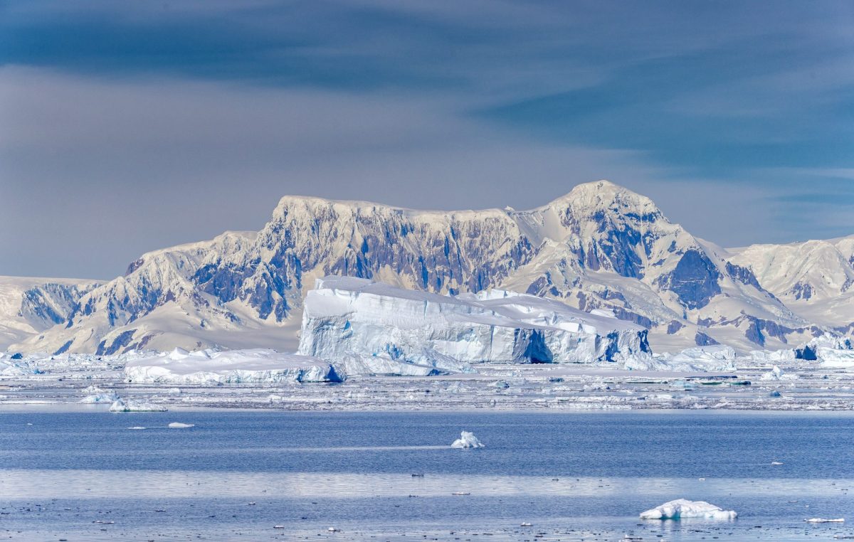Gebirge in der Antarktis