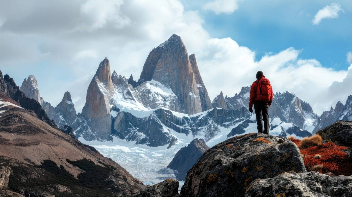 KI-generiertes Bild der Alpen