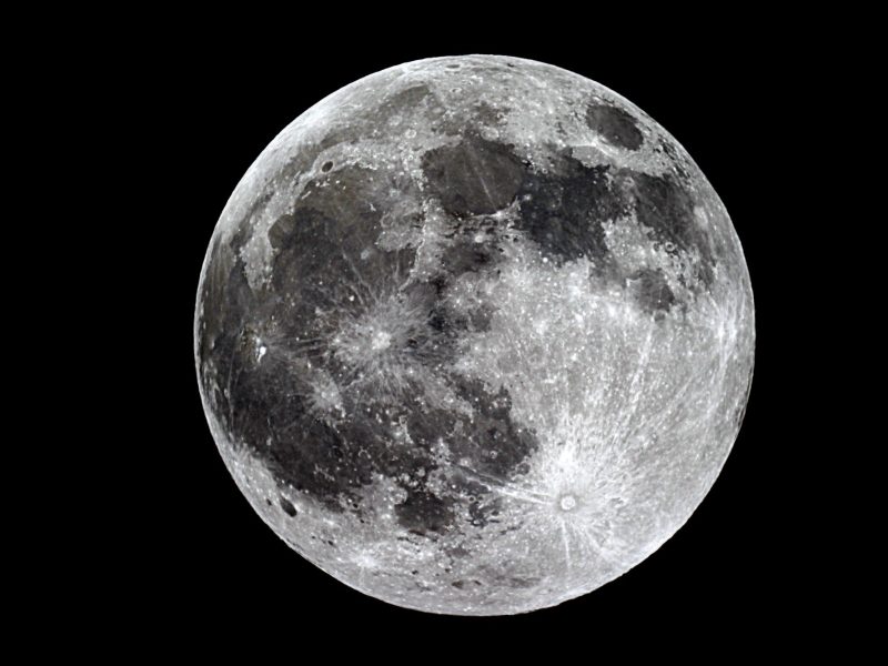 Bild vom Mond.