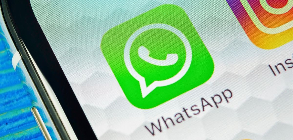 WhatsApp-Anwendung auf Handy