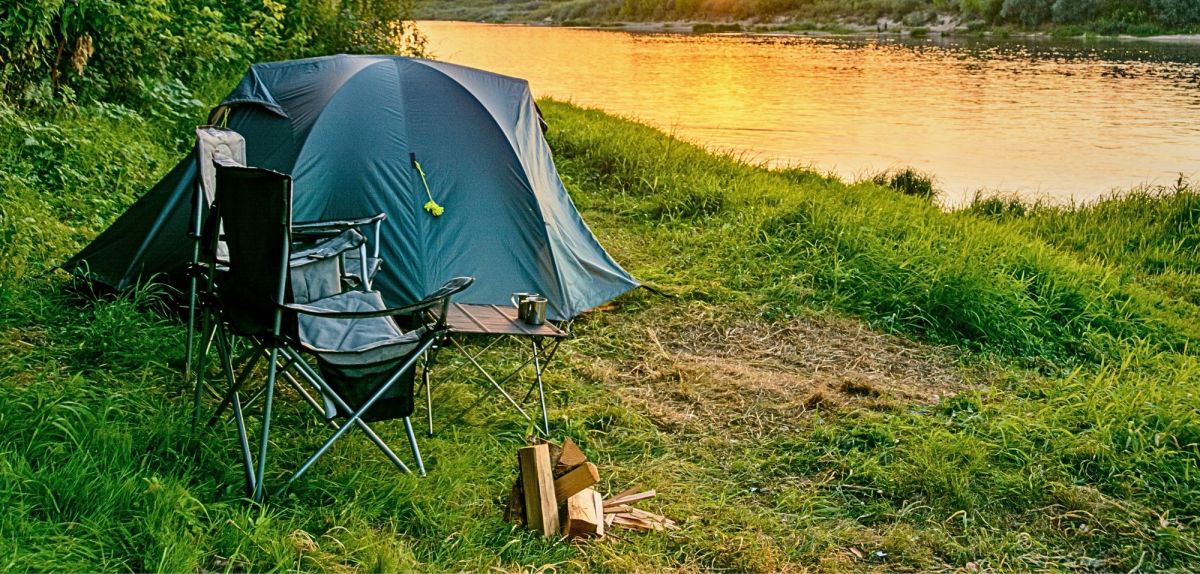 Günstiges Campen am See