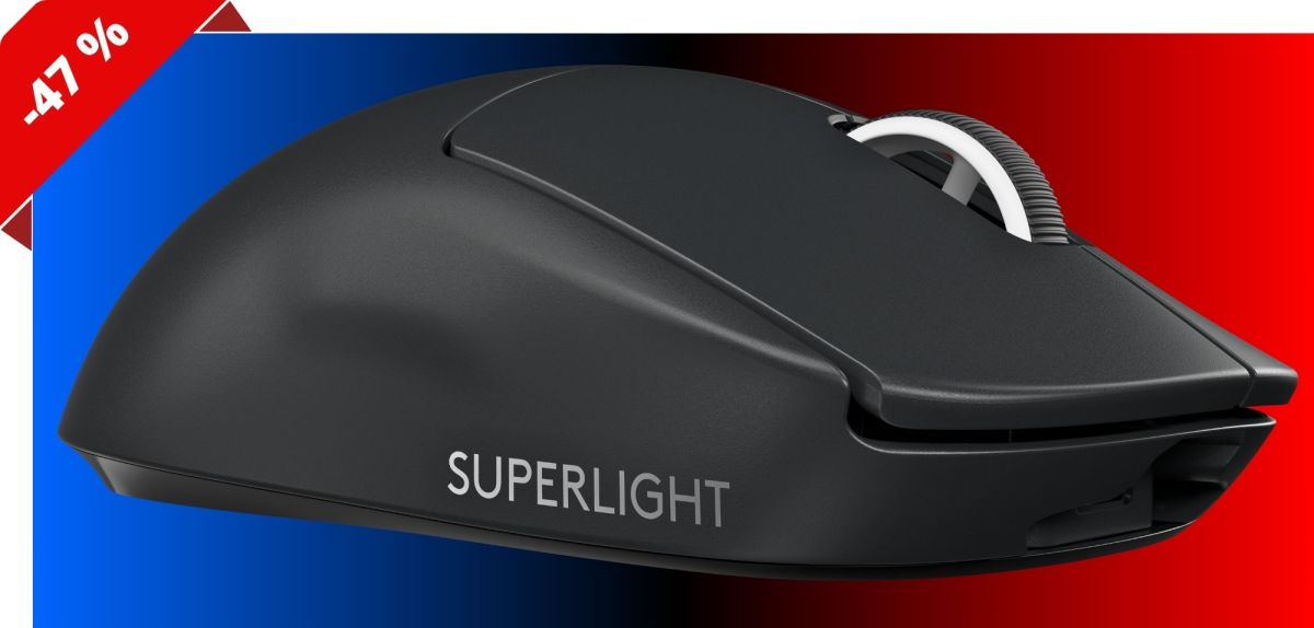 Die Gaming-Maus Logitech G PRO X SUPERLIGHT.