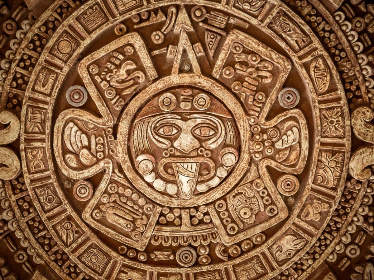 Symbole der Maya-Kultur.