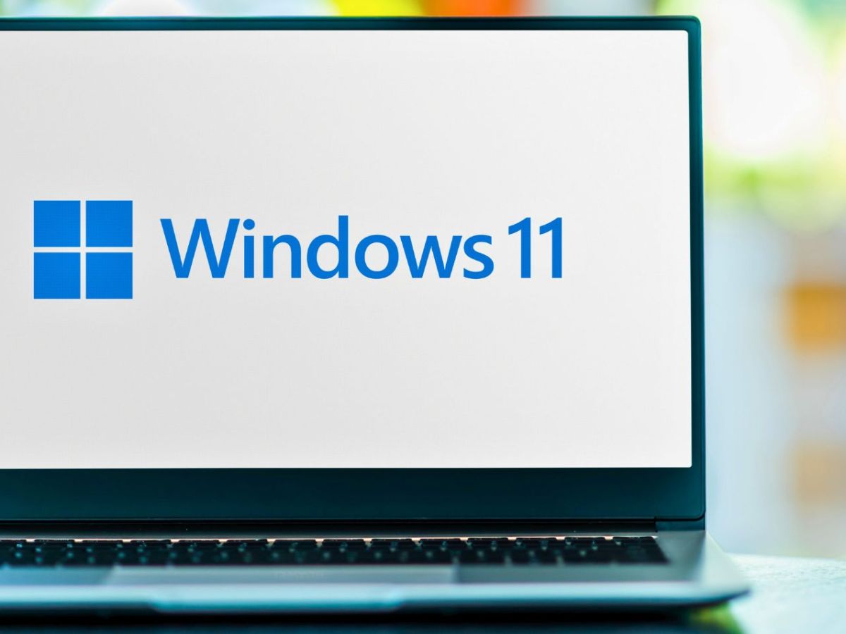 Windows 11-Logo auf Rechner