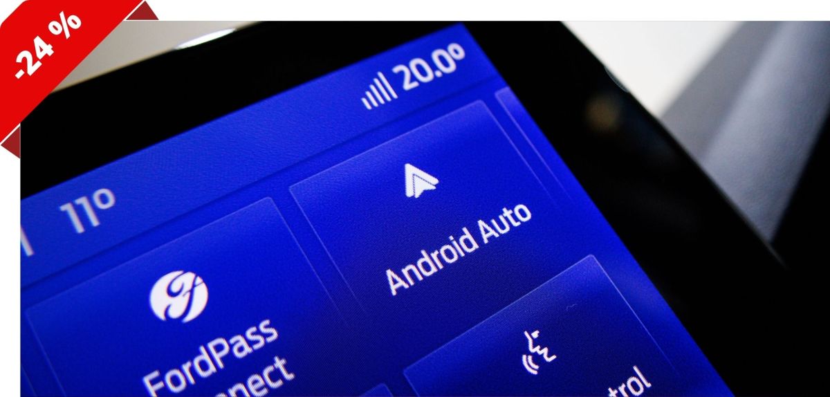 Android Auto-Anzeige in einem Ford Focus