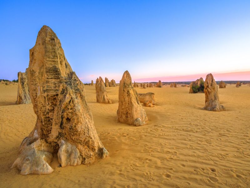 Die Pinnacles im Namburg-Nationalpark