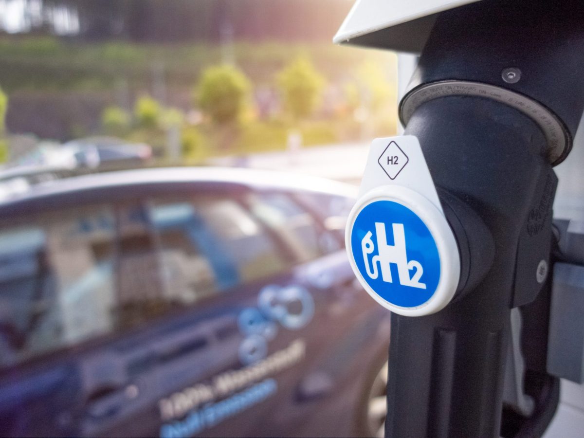 Tankstelle fÃ¼r Wasserstoff.