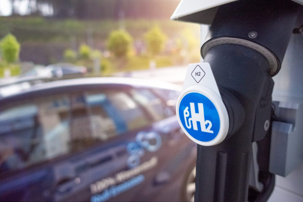 Tankstelle fÃ¼r Wasserstoff.