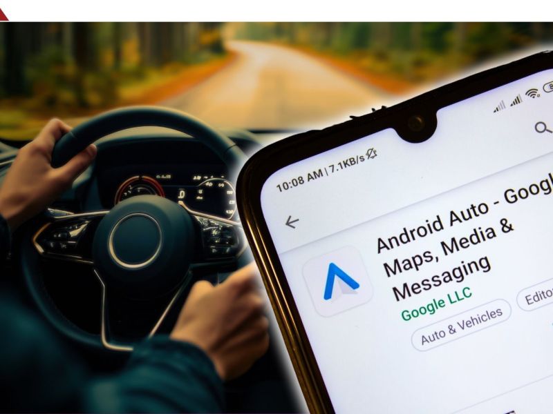 Android Auto auf einem Smartphone