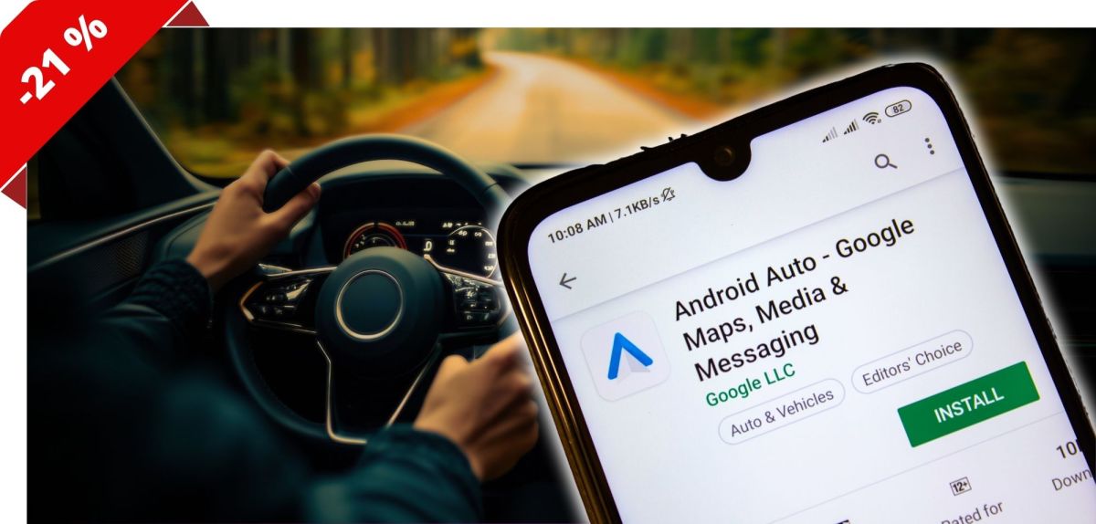 Android Auto auf einem Smartphone