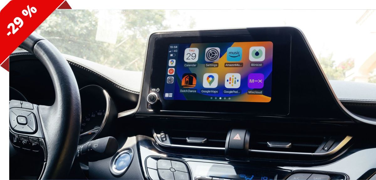 Apple Carplay auf einem Auto-Display