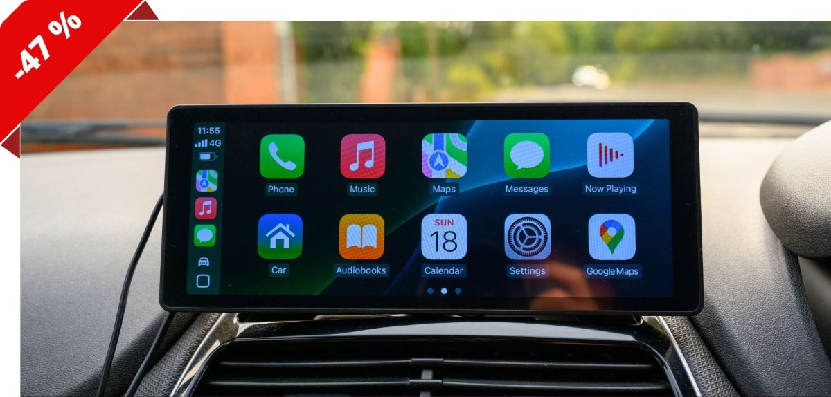 Apple CarPlay-Display in einem Auto