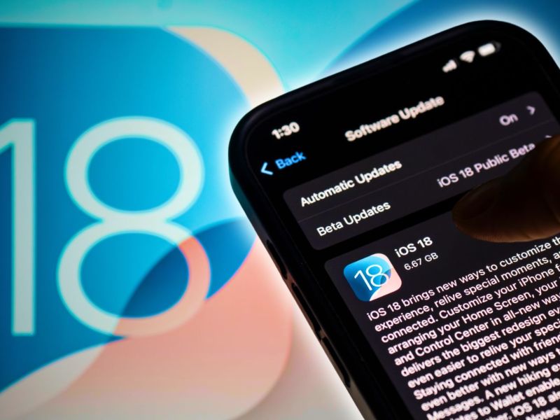 iOS 18 auf einem iPhone