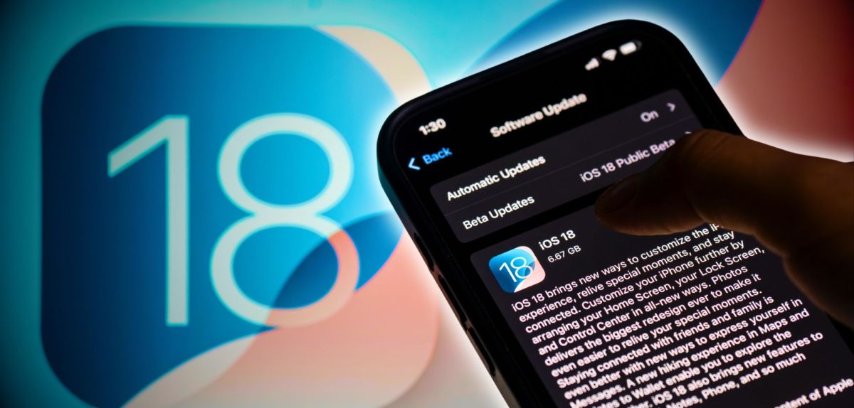 iOS 18 auf einem iPhone