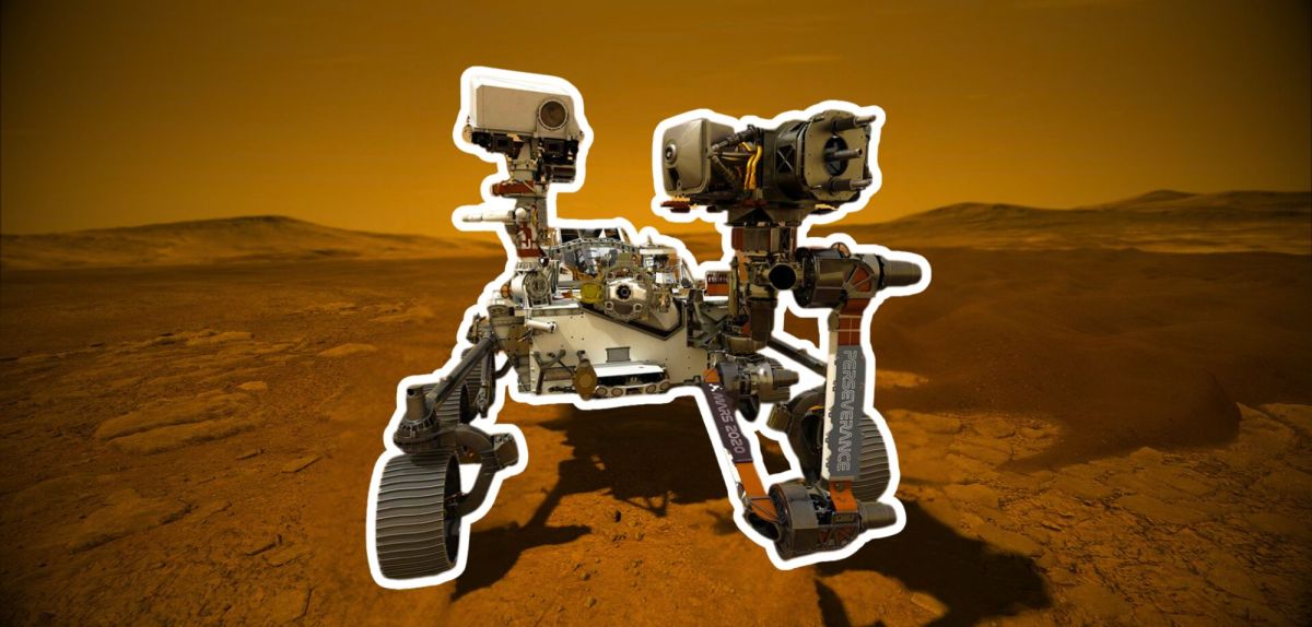 Perseverance-Rover der NASA im Einsatz auf der MarsoberflÃ¤che